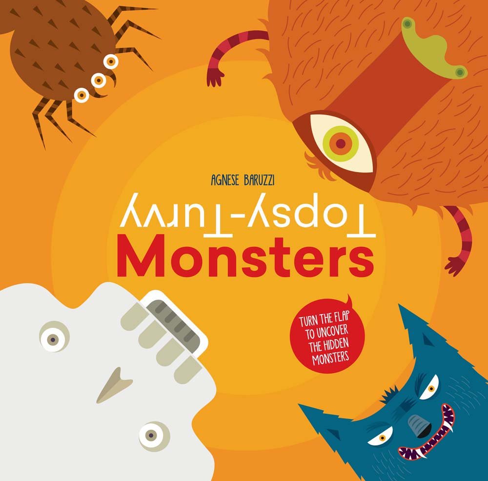 TopsyTurvy Monsters: Turn the Flap to Uncover the Hidden Monsters,Used