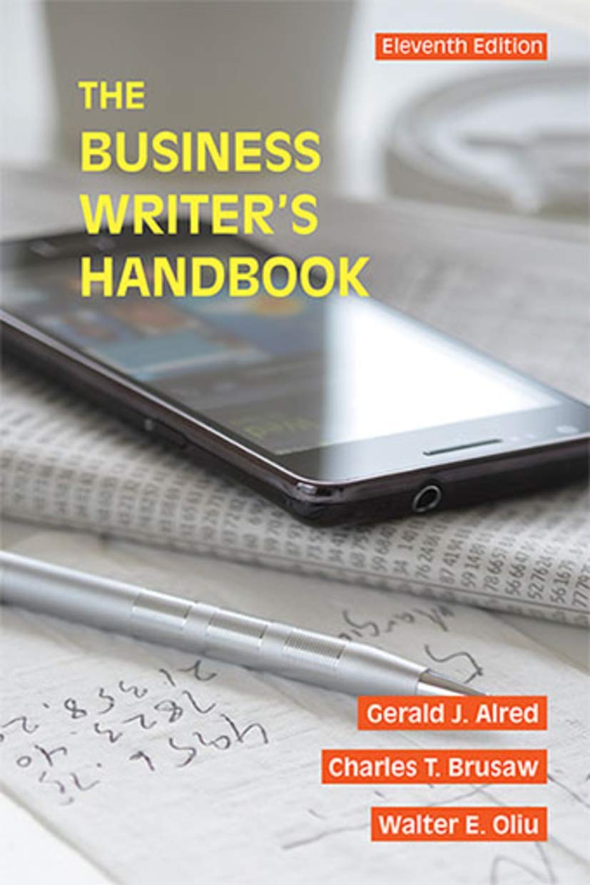 The Business Writer's Handbook,New