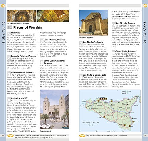 Dk Eyewitness Top 10 Sicily (Dk Eyewitness Top 10 Travel Guides),Used