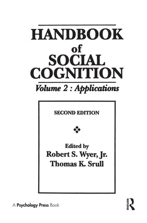 Handbook Of Social Cognition, Vol. 2: Applications, 2Nd Edition,Used