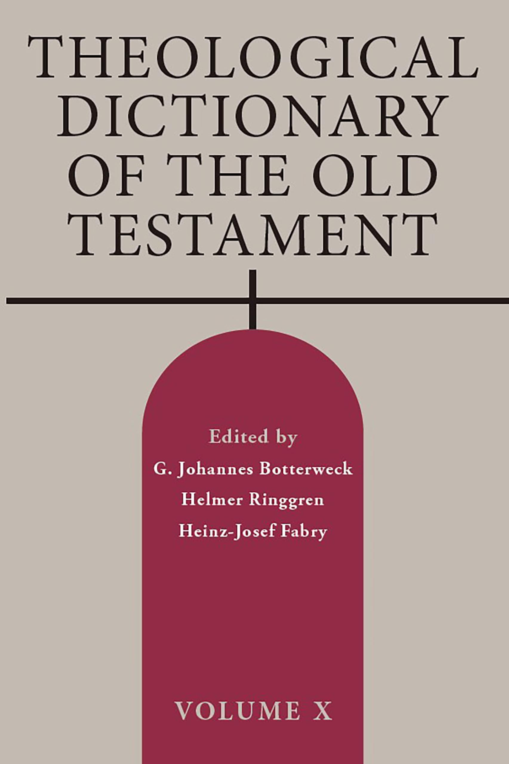 Theological Dictionary Of The Old Testament, Volume X (Volume 10) (Theological Dictionary Of The Old Testament (Tdot)),Used