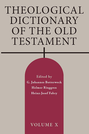 Theological Dictionary Of The Old Testament, Volume X (Volume 10) (Theological Dictionary Of The Old Testament (Tdot)),Used