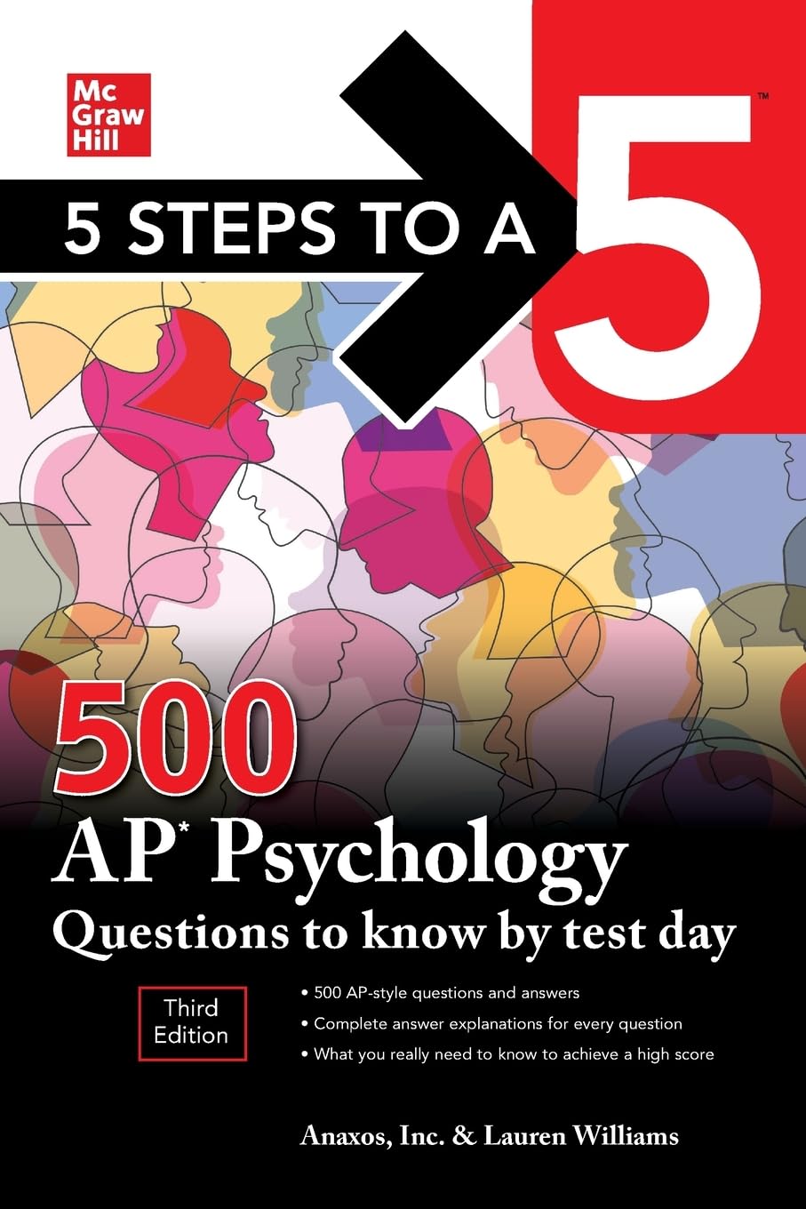 5 Steps to a 5: 500 AP Psychology Questions to Know by Test Day, Third Edition (Mcgraw Hill's 500 Questions to Know by Test Day),Used