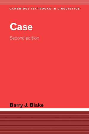 Case (Cambridge Textbooks in Linguistics),Used