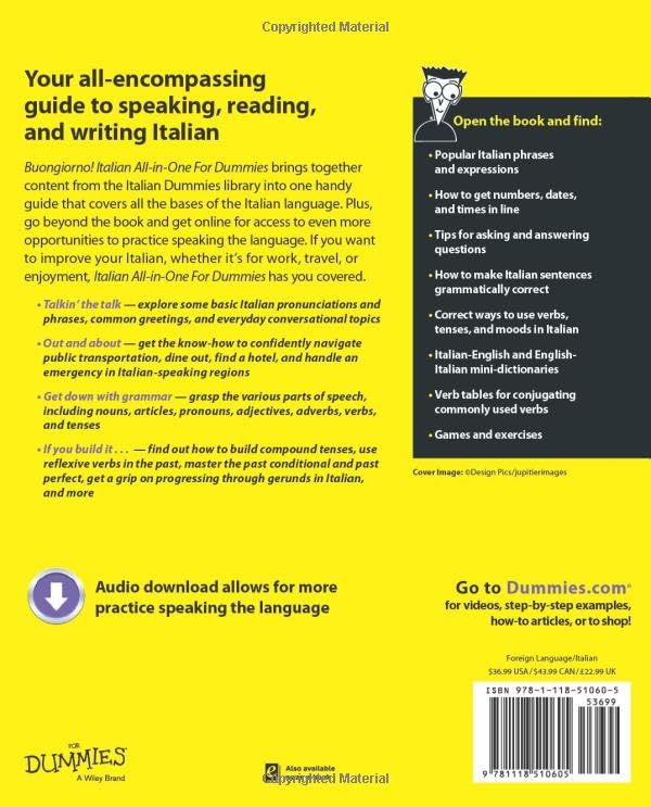Italian Allinone For Dummies