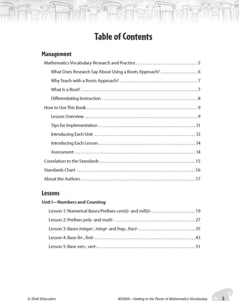Getting to the Roots of Mathematics Vocabulary Levels 68 (Getting to the Roots of ContentArea Vocabulary),Used