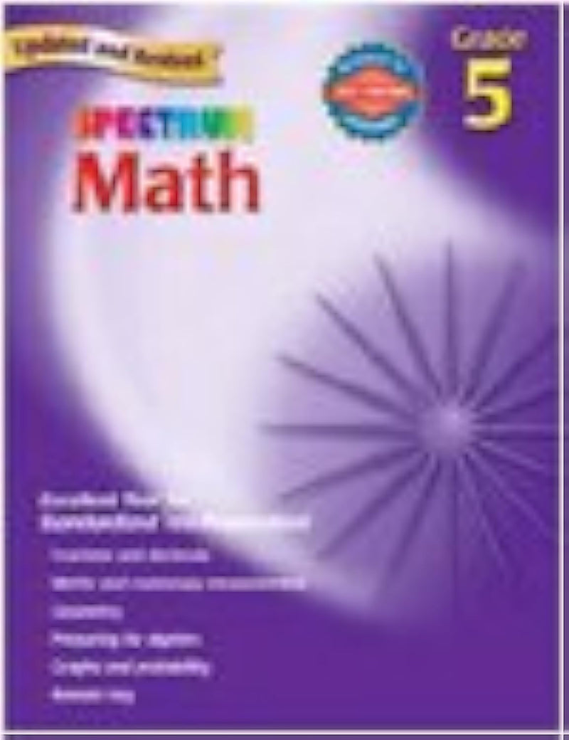 Spectrum Math, Grade 5,New