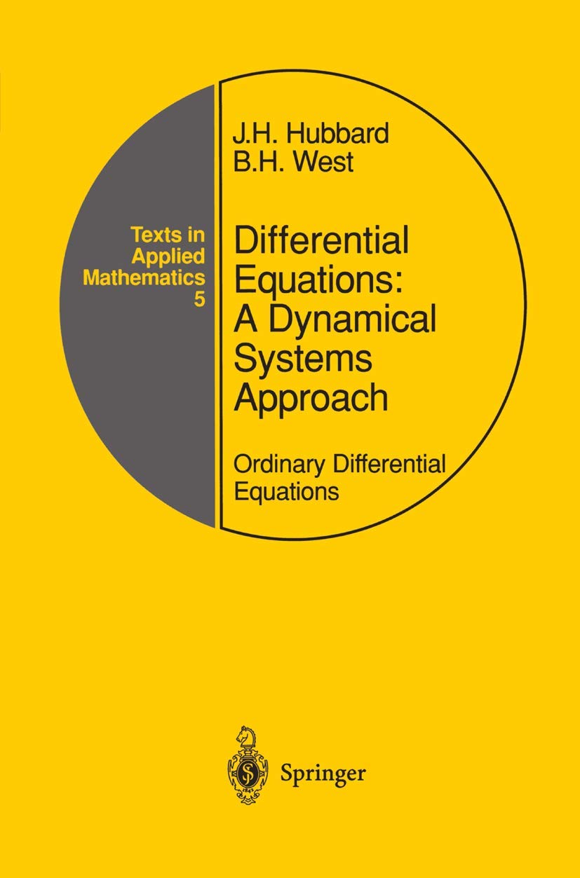 Differential Equations: A Dynamical Systems Approach: Ordinary Differential Equations (Texts in Applied Mathematics, 5),Used