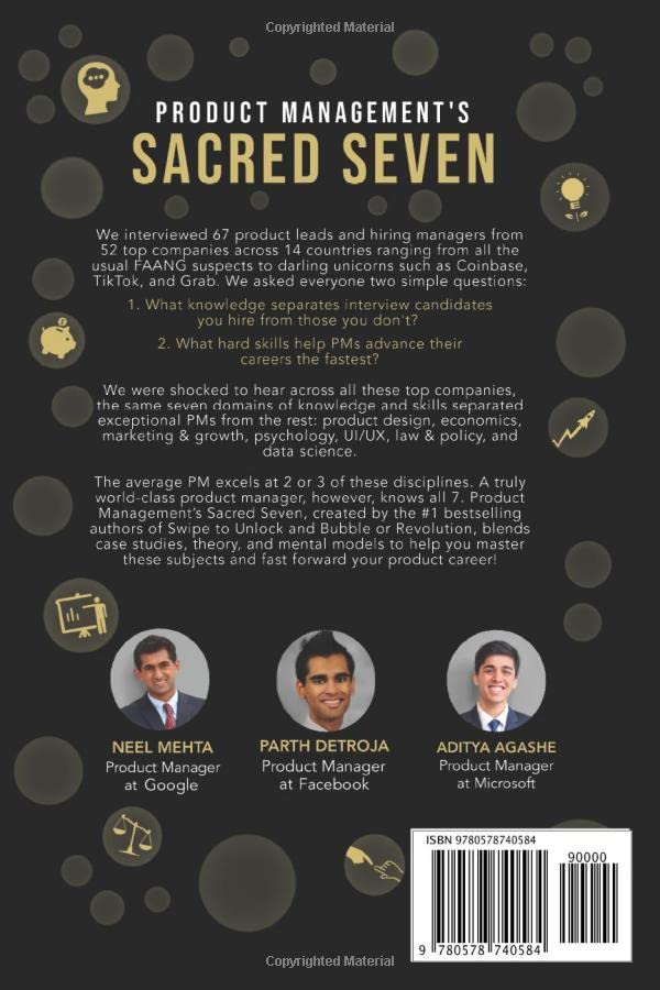 Product Managements Sacred Seven: The Skills Required To Crush Product Manager Interviews And Be A Worldclass Pm (Fast Forward -used