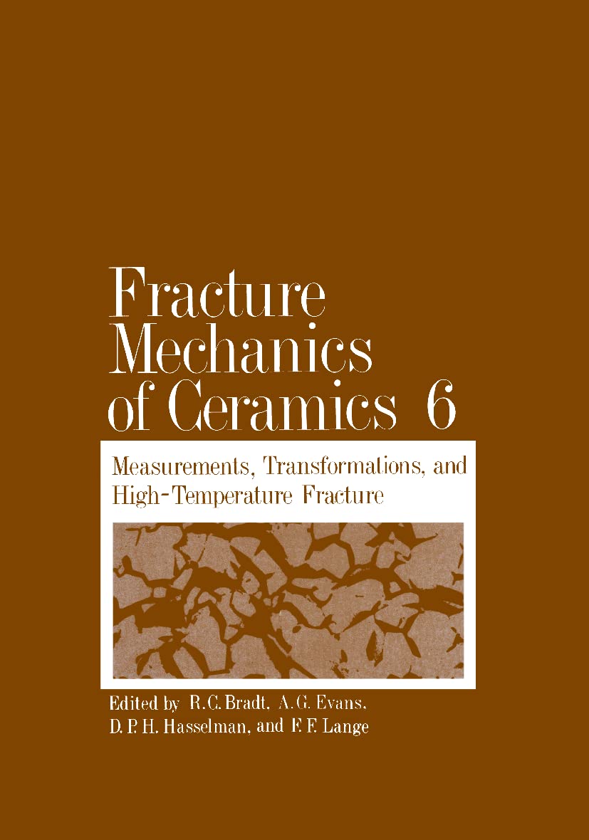 Fracture Mechanics of Ceramics 6,Used