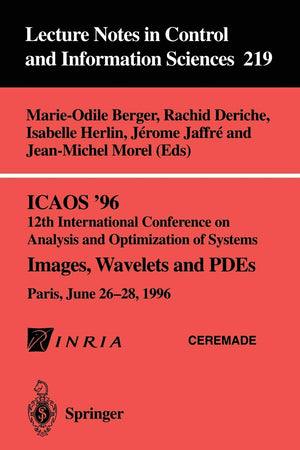 ICAOS 96 12th International Conference on Analysis and Optimization of Systems: Images, Wavelets and PDEs. Paris, June 2628, 19,Used