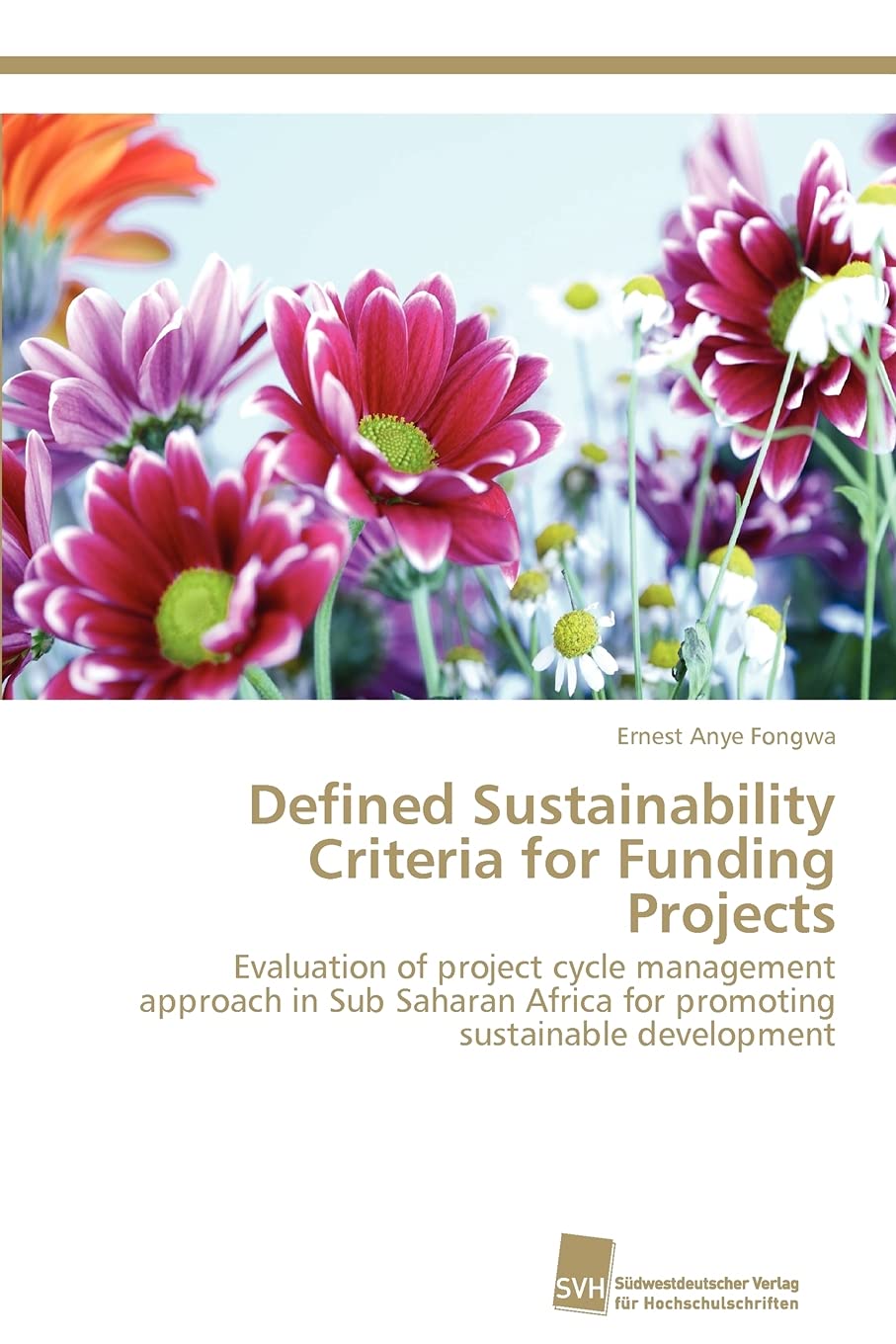 Defined Sustainability Criteria for Funding Projects: Evaluation of project cycle management approach in Sub Saharan Africa for ,Used