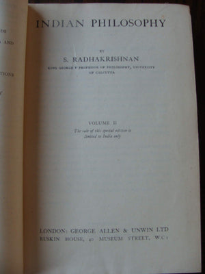 Indian Philosophy, Vol. 2,Used