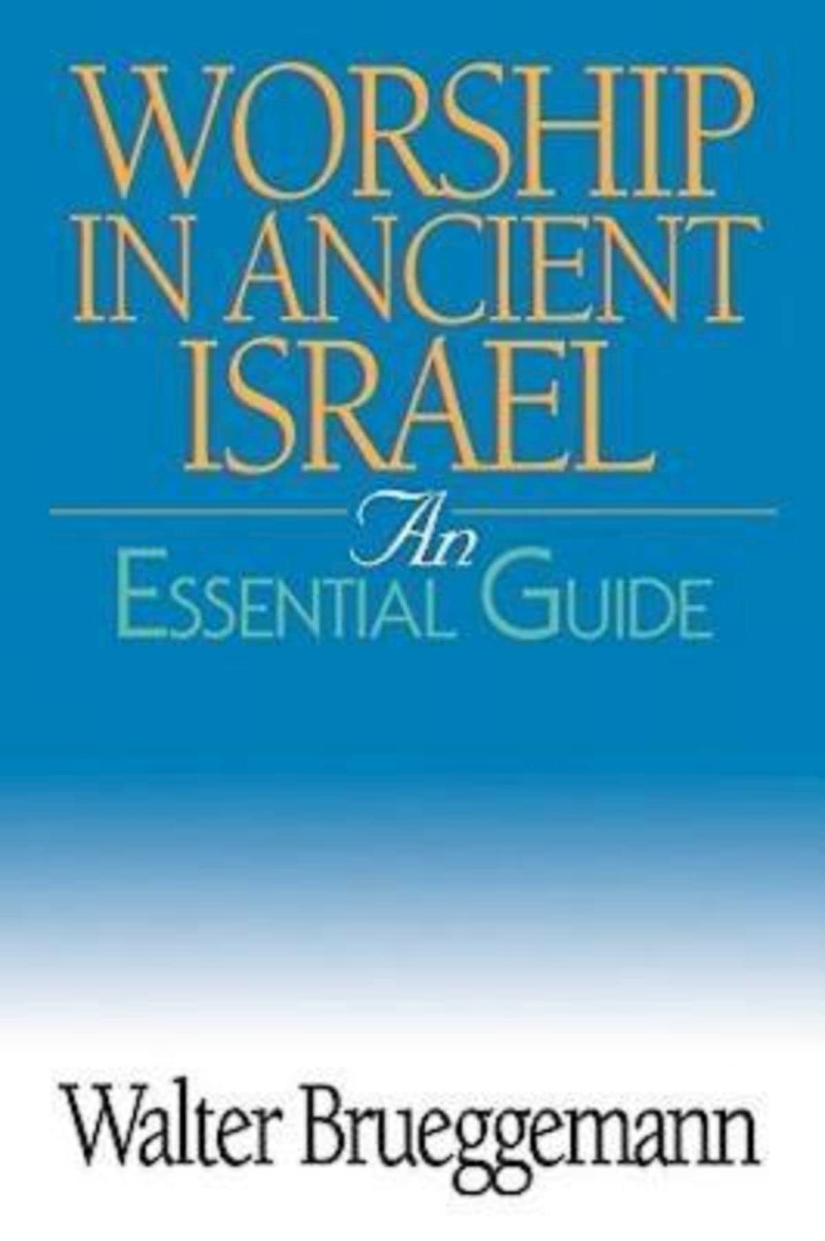 Worship In Ancient Israel: An Essential Guide,New