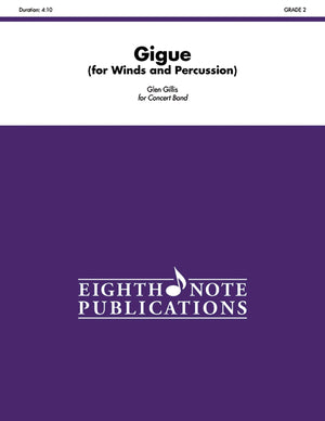 Gigue: For Winds And Percussion, Conductor Score & Parts (Eighth Note Publications),Used