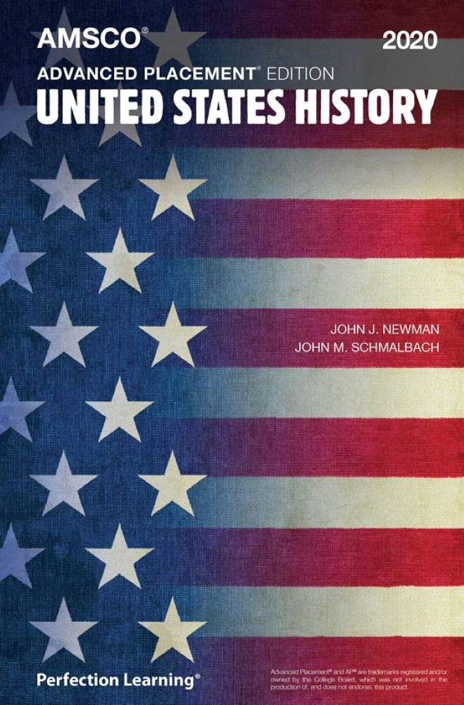 AMSCO Advanced Placement United States History, 2020 Edition,Used