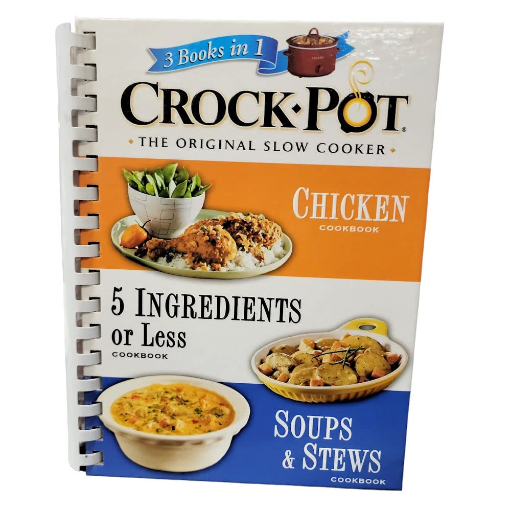 Crockpotthe Original Slow Cooker (3 Books In 1),Used