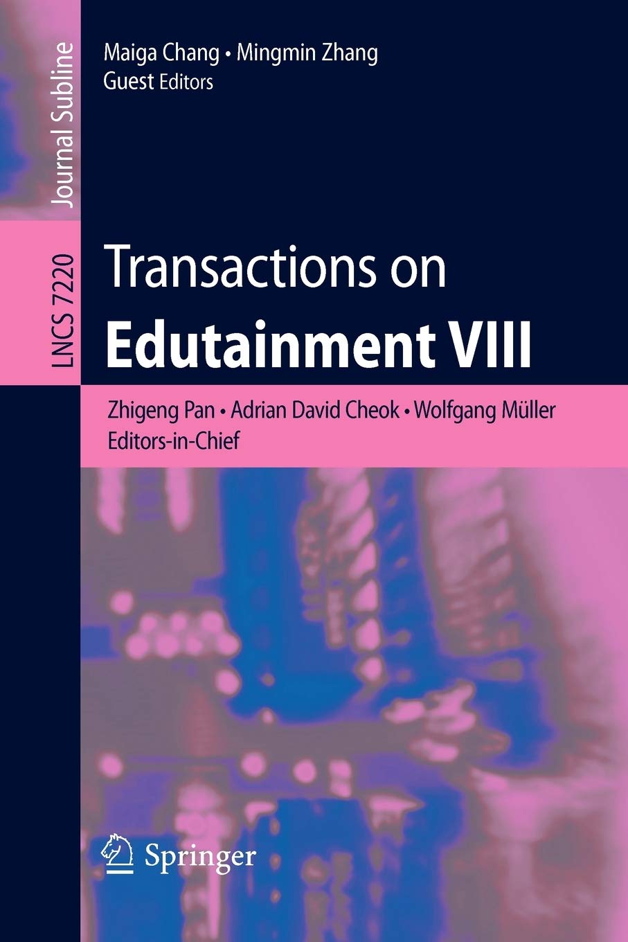 Transactions on Edutainment VIII (Lecture Notes in Computer Science, 7220),Used