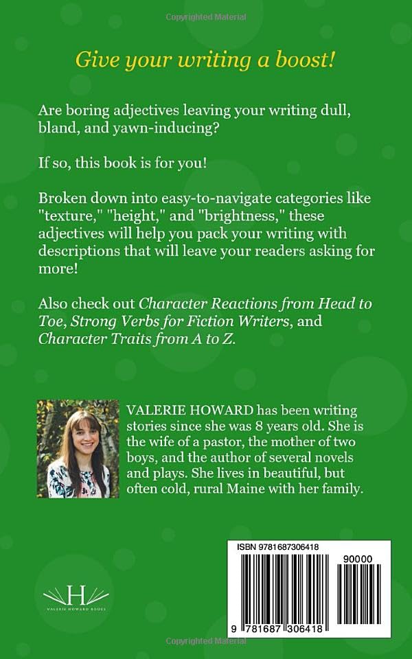 Helpful Adjectives for Fiction Writers (Indie Author Resources),Used