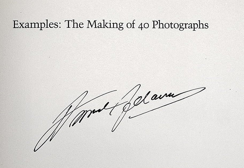 Examples: The Making of 40 Photographs,Used