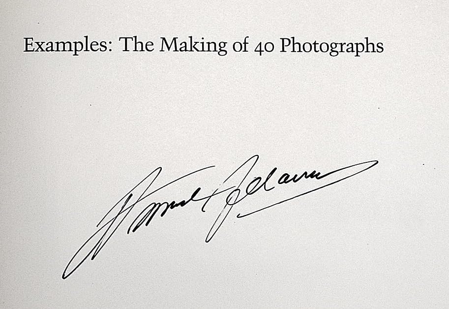 Examples: The Making of 40 Photographs,Used