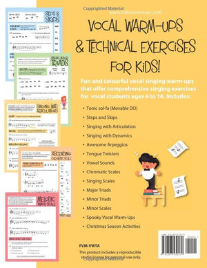 Vocal WarmUps and Technical Exercises for Kids!,Used