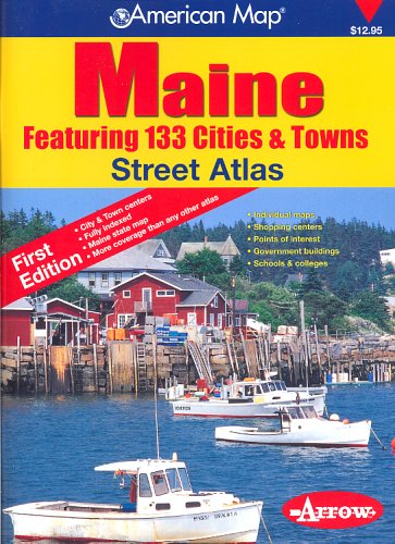 Maine Cities & Towns Atlas,Used