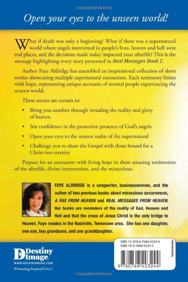 Real Messages From Heaven 2: True Stories of Miracles & Divine Interventions That Offer proof of life after death.,Used