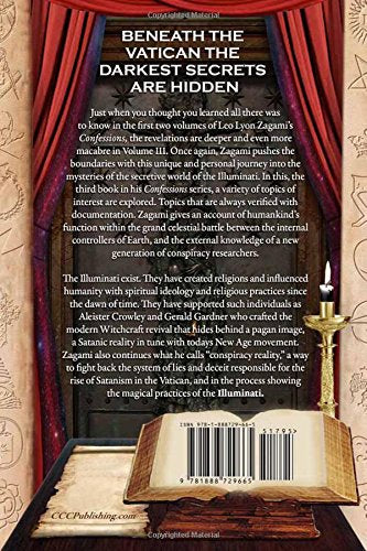 Confessions of an Illuminati, Volume III: Espionage, Templars and Satanism in the Shadows of the Vatican (3),New