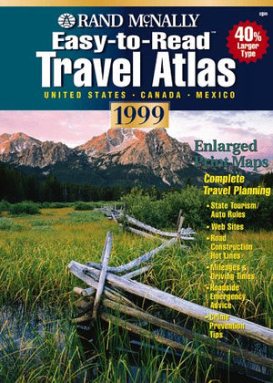 Rand McNally 99 Road Atlas and Trip Planner: United States Canada Mexico (Annual),Used