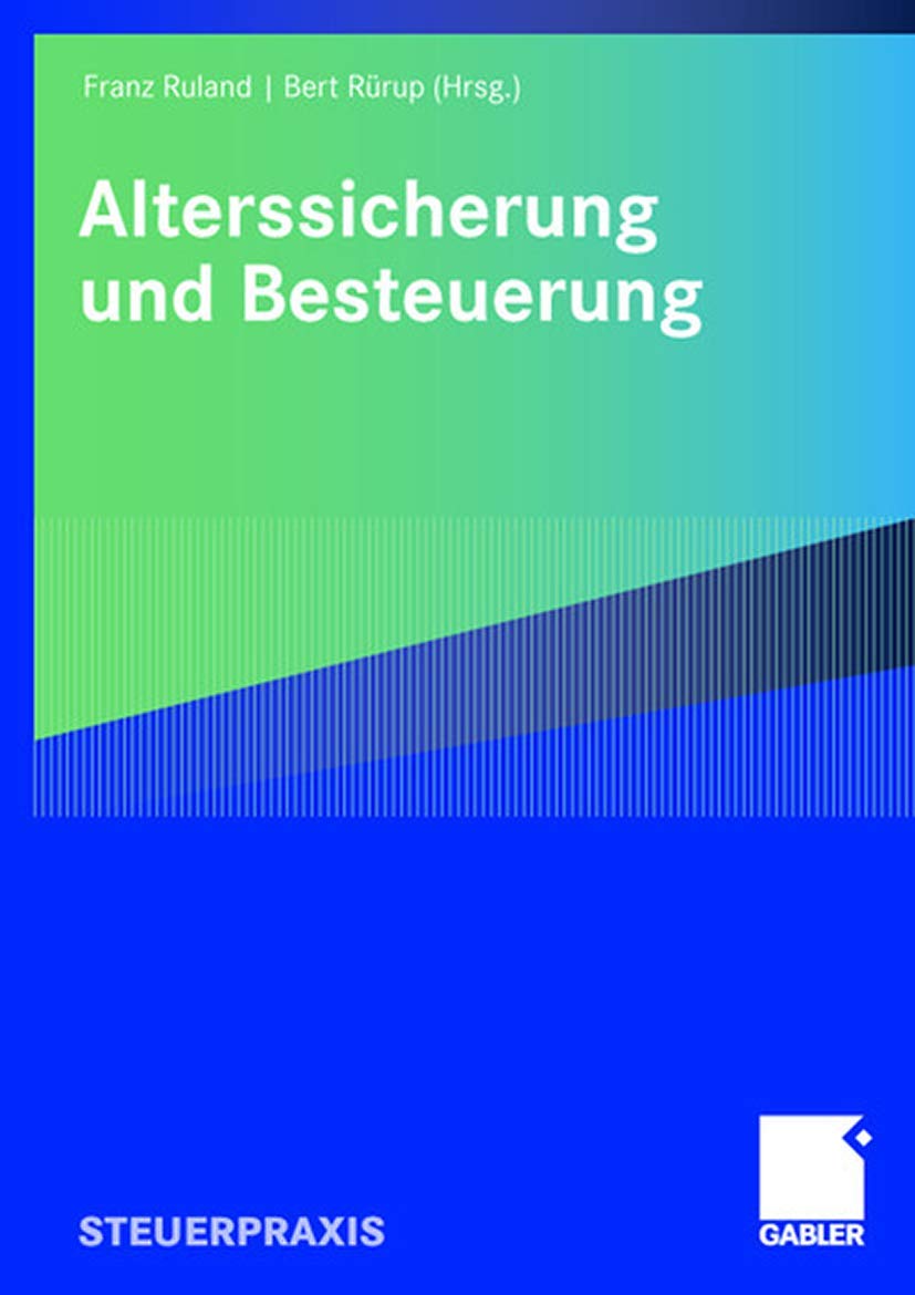 Alterssicherung und Besteuerung (German Edition),Used