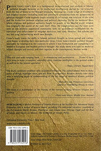 God's Rule  Government and Islam: Six Centuries of Medieval Islamic Political Thought,New