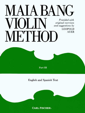 O44  Maia Bang Violin Method, Part 3 (German Edition),Used