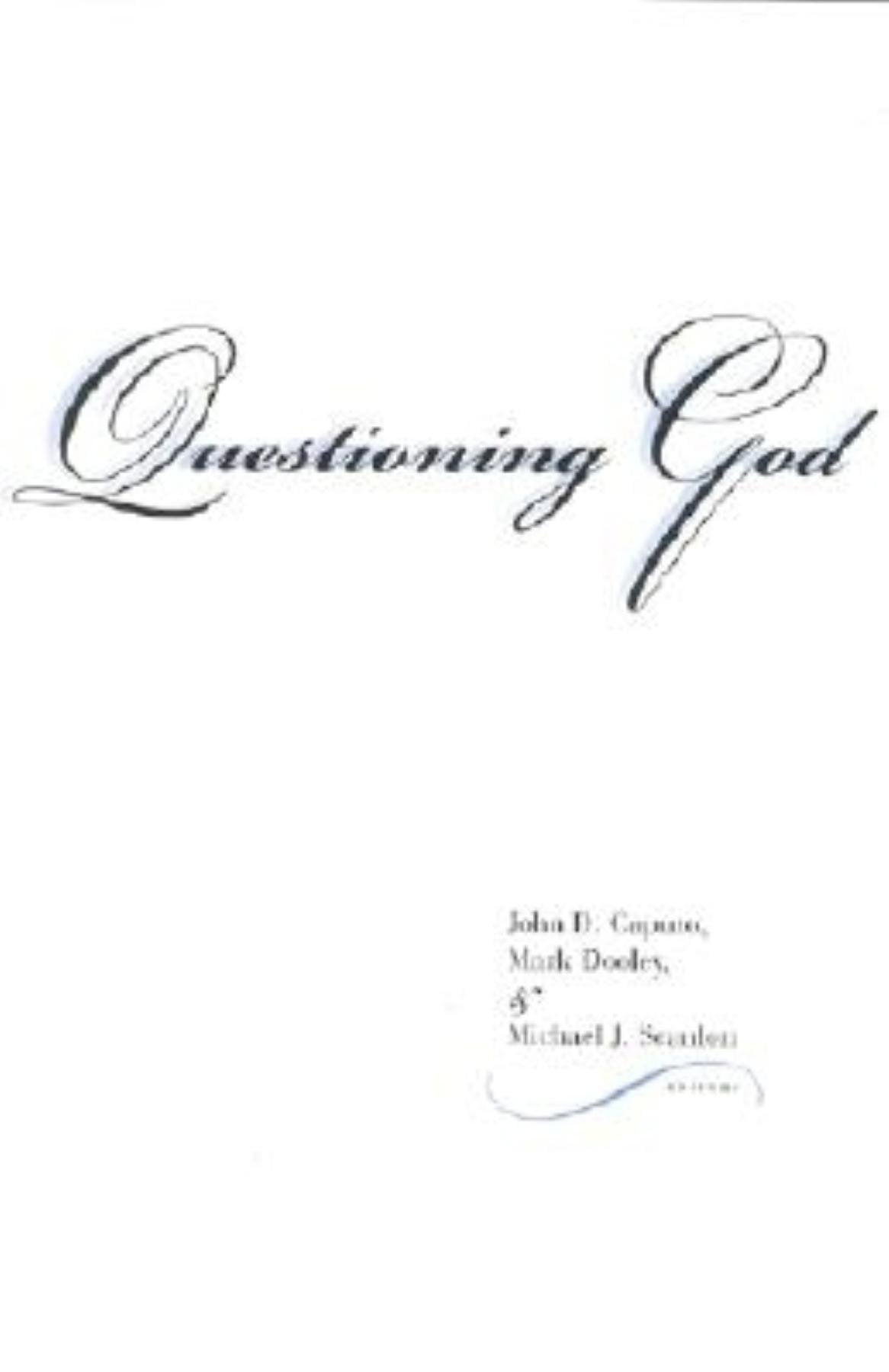 Questioning God (Indiana Series in the Philosophy of Religion),Used