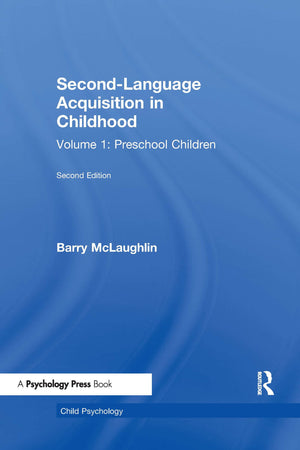 Second Language Acquisition in Childhood: Volume 1: Preschool Children (Child Psychology Series),Used