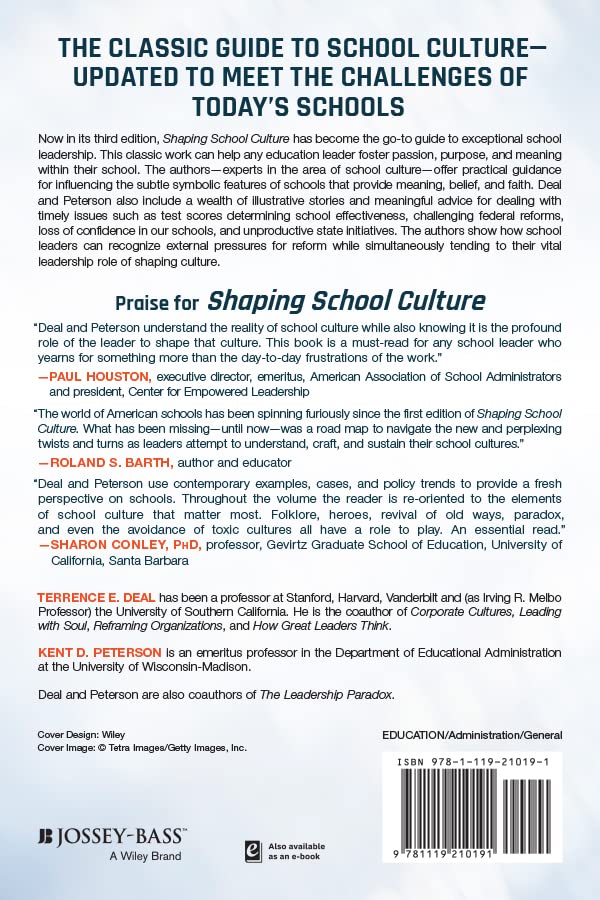 Shaping School Culture,New