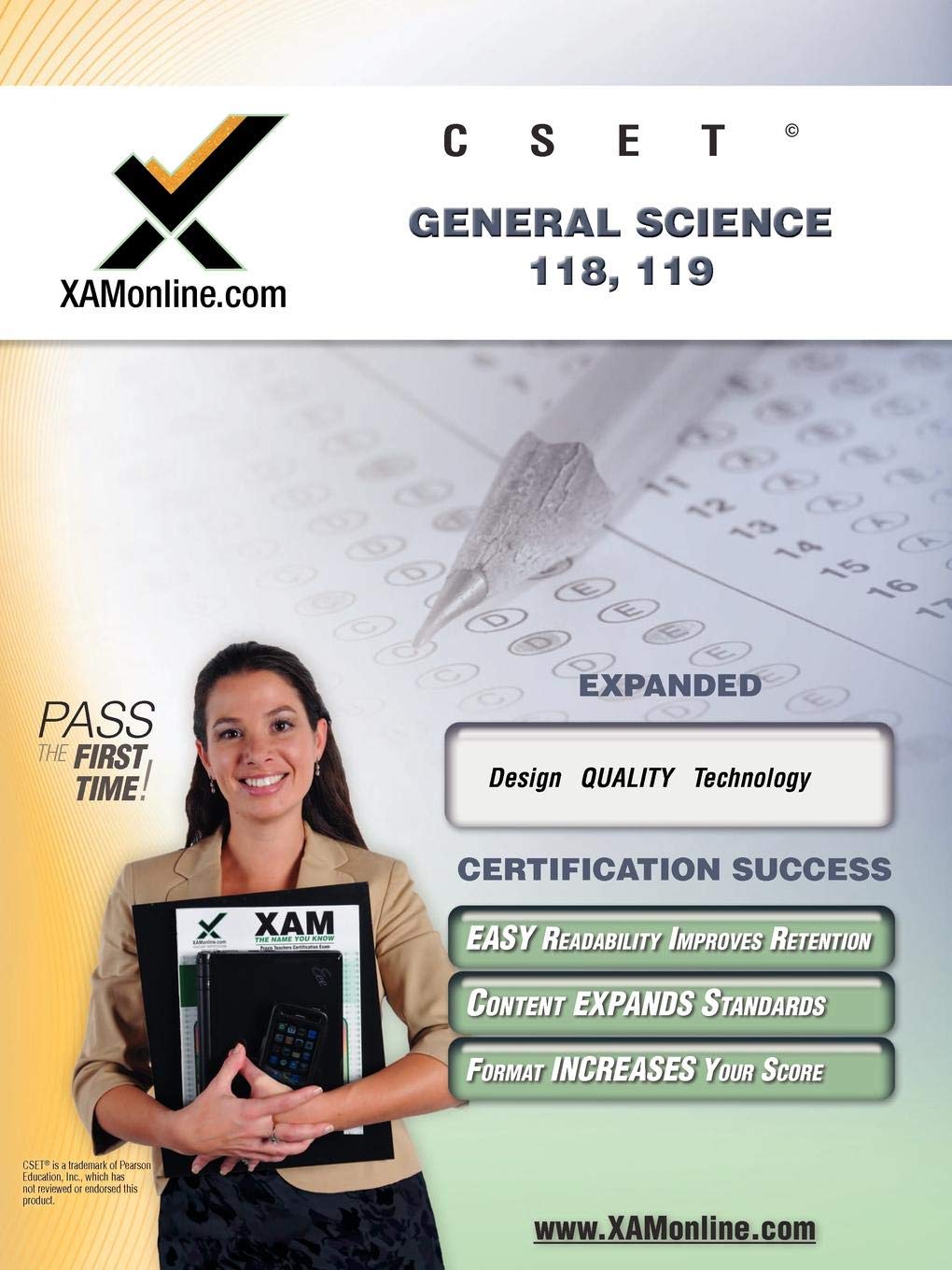 CSET General Science 118, 119 Teacher Certification Test Prep Study Guide: CSET General Science (XAM CSET),Used