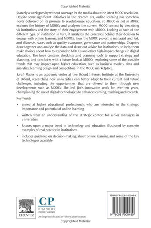To MOOC or Not to MOOC: How Can Online Learning Help to Build the Future of Higher Education?,Used