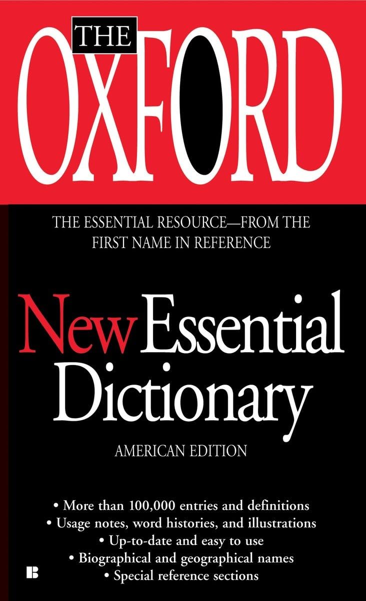 The Oxford New Essential Dictionary: American Edition,Used