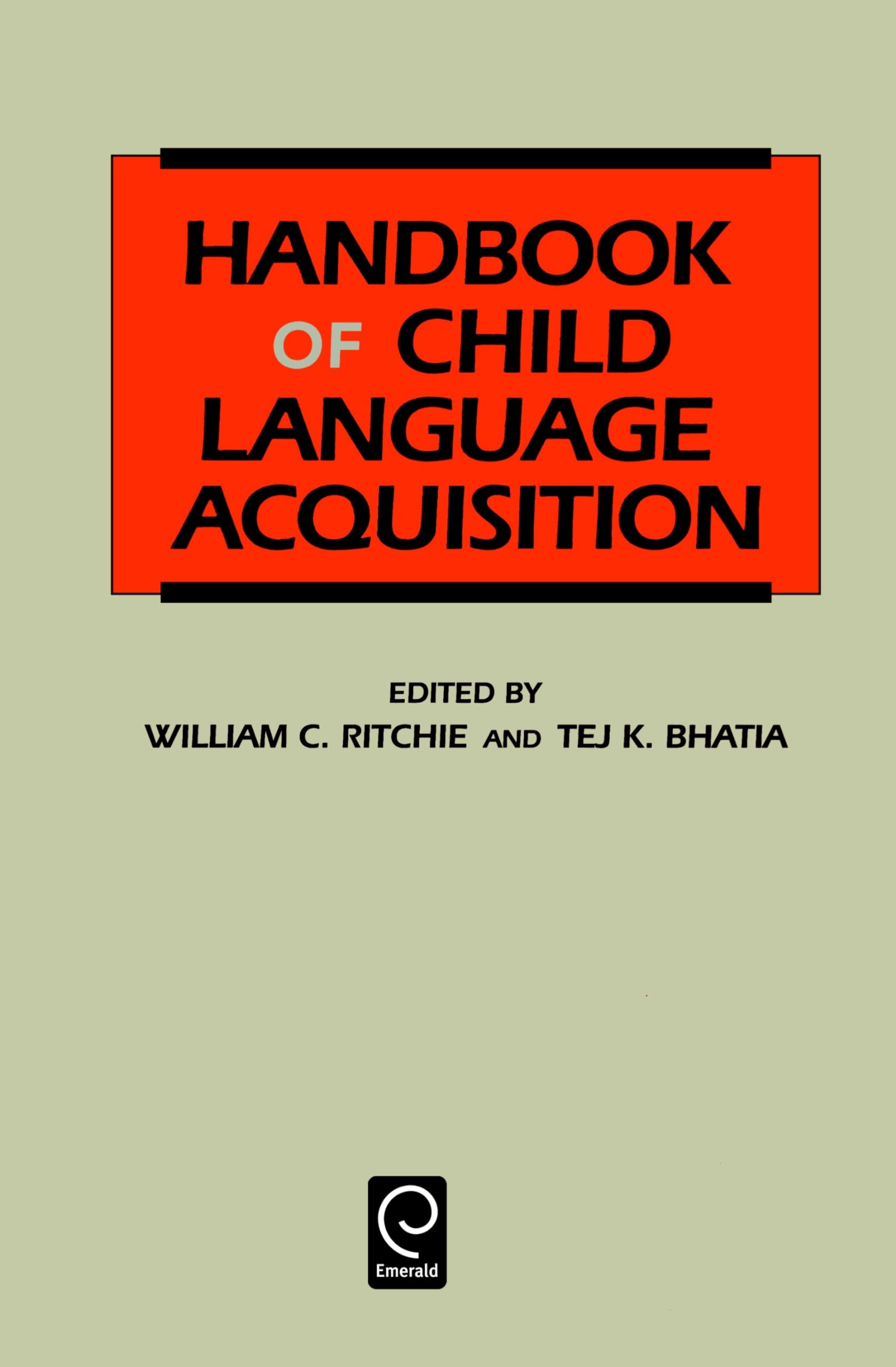 Handbook of Child Language Acquisition,Used