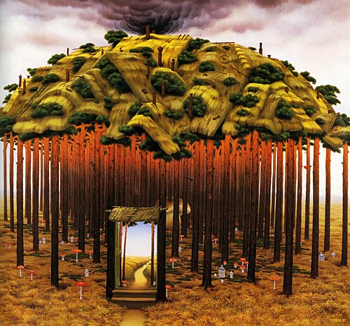 The Fantastic Art of Jacek Yerka: A Portfolio of TwentyTwo Paintings,New