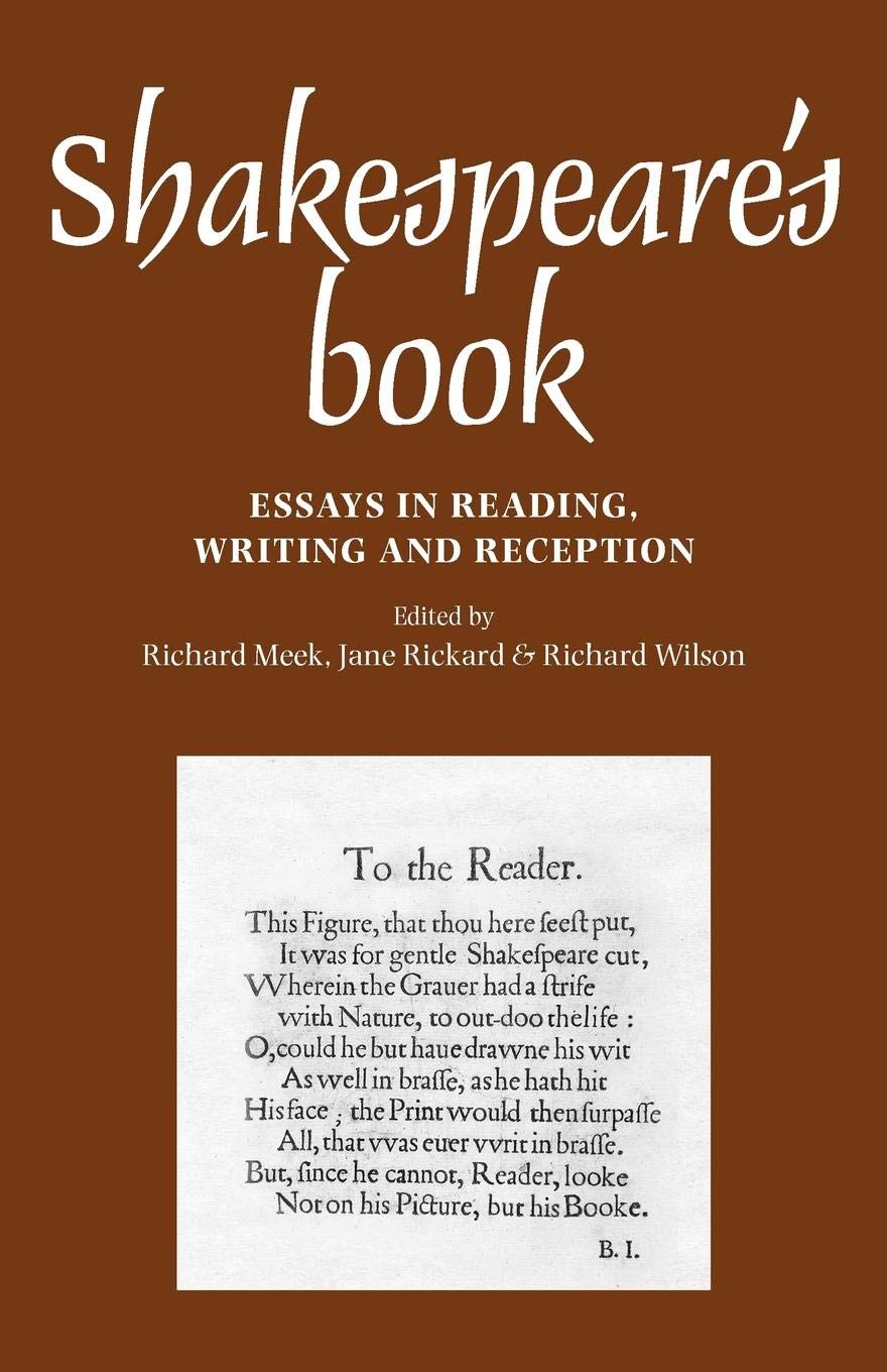 Shakespeare's book: Essays in reading, writing and reception,Used