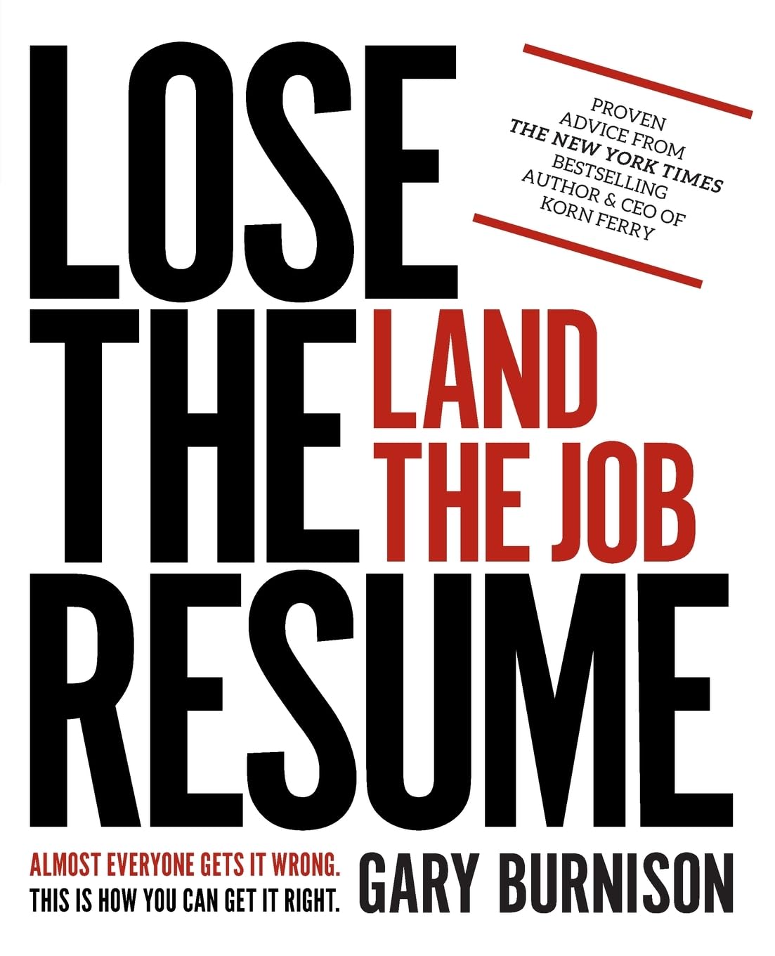 Lose the Resume, Land the Job,Used