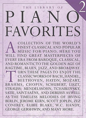 The Library Of Piano Favorites 2,Used
