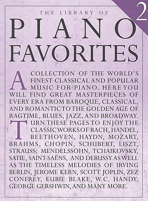 The Library Of Piano Favorites 2,Used