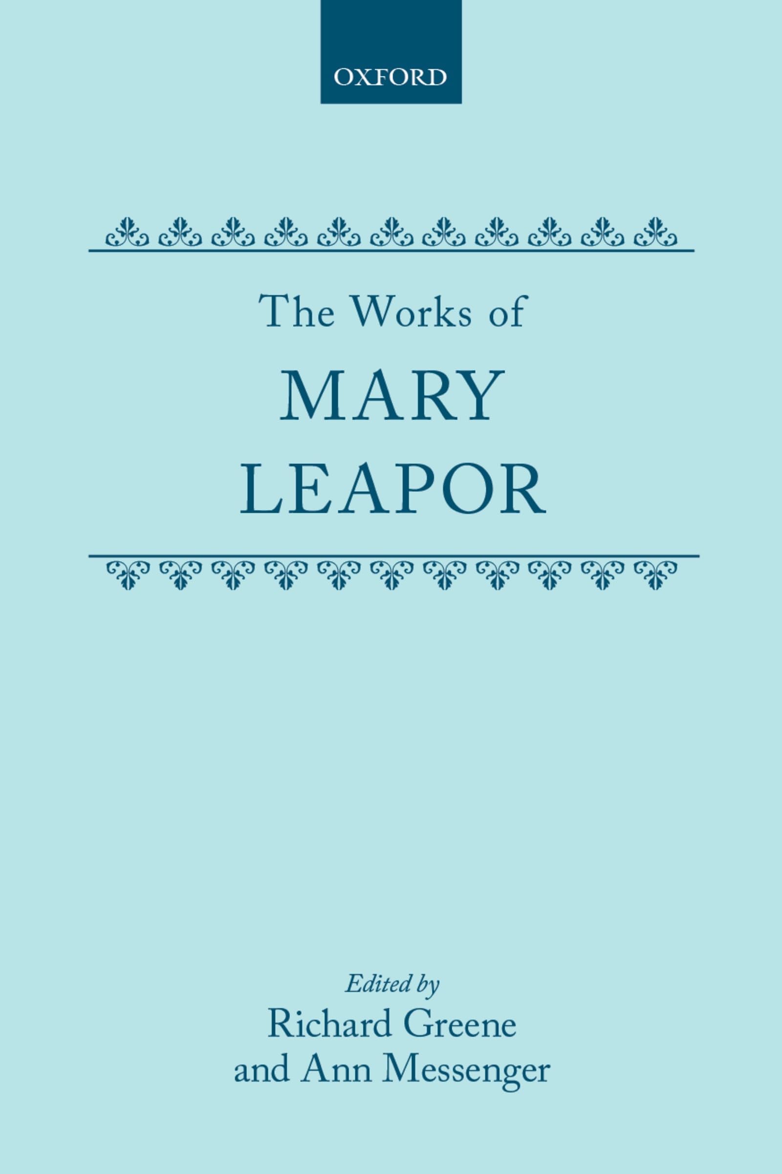 The Works of Mary Leapor (c OET t Oxford English Texts),Used