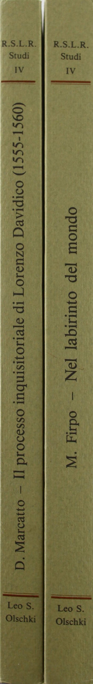 Lorenzo Davidico (15131574) E Il Suo Processo Inquisitoriale,Used