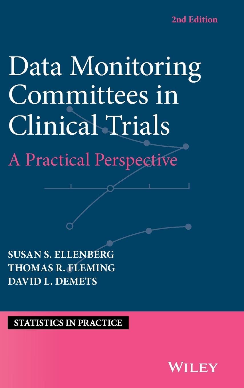 Data Monitoring Committees in Clinical Trials: A Practical Perspective (Statistics in Practice),Used