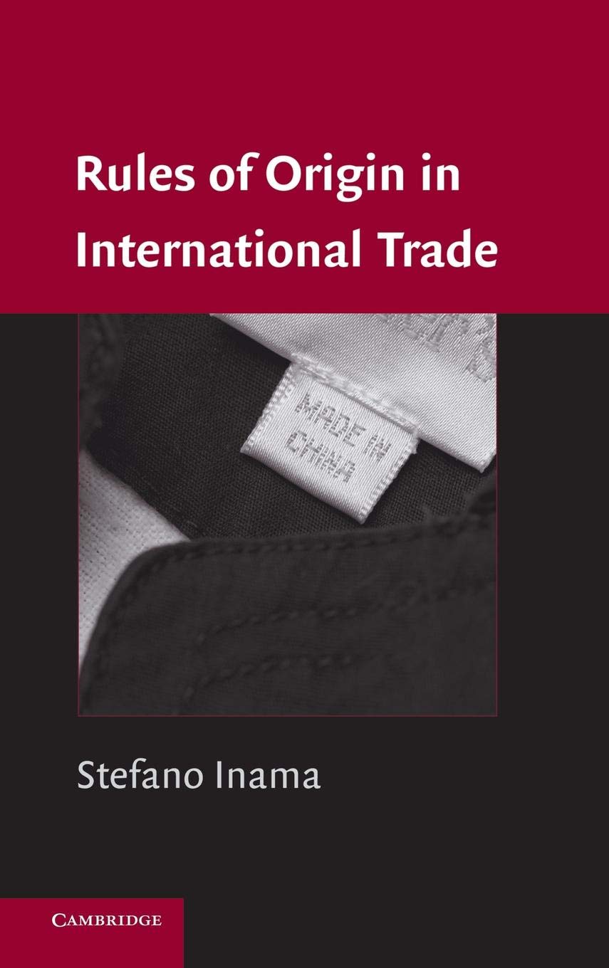 Rules of Origin in International Trade,Used