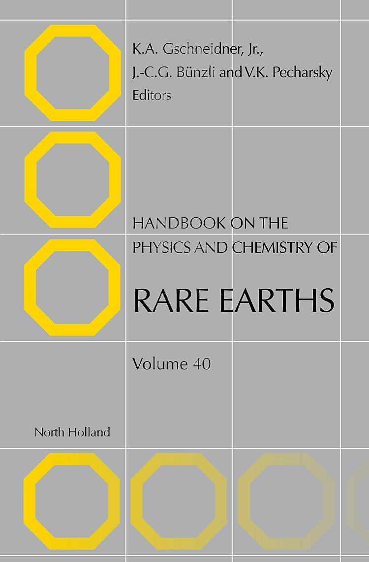 Handbook On The Physics And Chemistry Of Rare Earths (Volume 40),Used